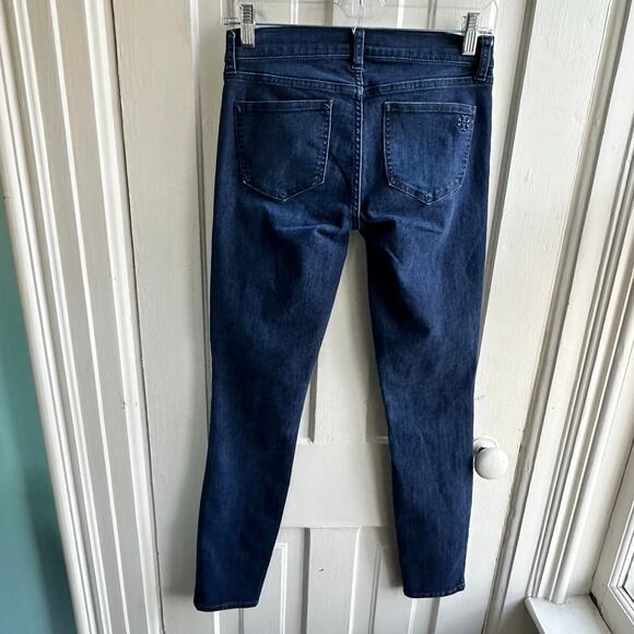 Tory Burch Skinny Jeans Dark Wash - Picture 8 of 11